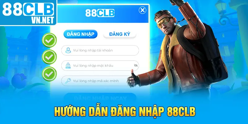 Hướng dẫn đăng nhập 88CLB