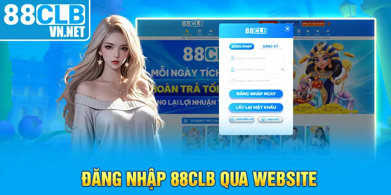 Đăng nhập 88CLB qua website