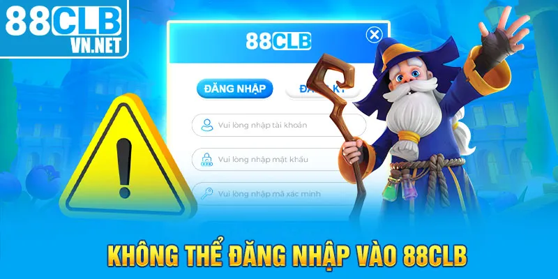 Không thể đăng nhập vào 88CLB